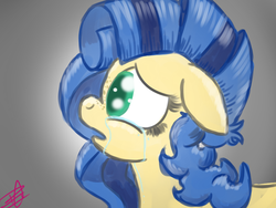 Size: 800x600 | Tagged: safe, artist:palenarrator, oc, oc only, oc:milky way, pony, crying, female, mare, sad, solo