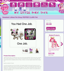 Size: 981x1083 | Tagged: safe, pinkie pie, princess cadance, skunk, g4, official, female, hasbro, irl, littlest pet shop, pepper clark, photo, toy, you had one job
