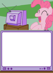 Size: 563x771 | Tagged: safe, pinkie pie, g4, exploitable meme, meme, template, tv meme