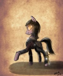 Size: 809x987 | Tagged: safe, artist:duh-veed, vampire, dawnguard, ponified, serana, skyrim, the elder scrolls