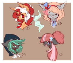 Size: 2669x2307 | Tagged: safe, artist:sutexii, oc, oc only, pony, unicorn, anran, bust, koi dust, reefu, simple background, sketch, spade