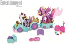 Size: 510x344 | Tagged: safe, rarity, spike, twilight sparkle, alicorn, pony, g4, brushable, car, toy, twilight sparkle (alicorn)