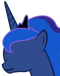 Size: 795x1005 | Tagged: safe, artist:kebzone, princess luna, pony, g4, female, simple background, solo