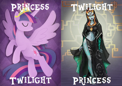 Size: 944x667 | Tagged: safe, twilight sparkle, alicorn, pony, g4, know the difference, midna, namesake, nintendo, spoilers for another series, the legend of zelda, the legend of zelda: twilight princess, twilight sparkle (alicorn)