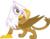 Size: 2700x2104 | Tagged: dead source, safe, artist:lunchwere, gilda, griffon, g4, female, simple background, solo, transparent background, vector