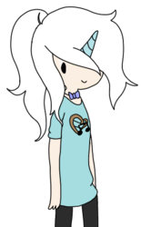 Size: 278x449 | Tagged: safe, artist:skatergirl8888, oc, oc only, human, pony, unicorn, commission, horn, horned humanization, humanized