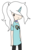 Size: 278x449 | Tagged: safe, artist:skatergirl8888, oc, oc only, human, pony, unicorn, commission, horn, horned humanization, humanized