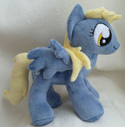 Size: 1152x1164 | Tagged: safe, artist:caashley, derpy hooves, pegasus, pony, g4, female, irl, mare, photo, plushie, solo