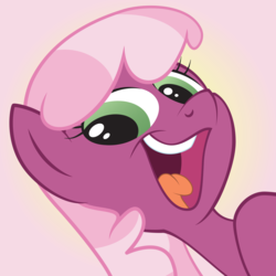 Size: 10000x10000 | Tagged: safe, artist:juniberries, cheerilee, g4, absurd resolution, happy, reaction image, smeel, smiling