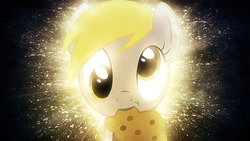 Size: 1920x1080 | Tagged: safe, artist:tzolkine, derpy hooves, pegasus, pony, g4, female, mare, muffin, vector, wallpaper