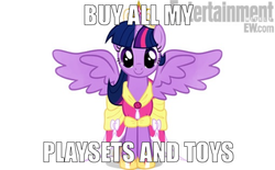 Size: 632x393 | Tagged: safe, twilight sparkle, alicorn, pony, g4, alicorn drama, buy our toys, cheat commandos, homestar runner, twilight sparkle (alicorn)