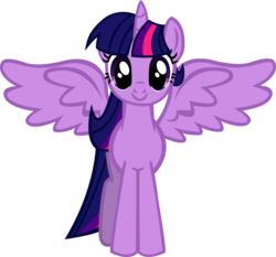 Size: 1600x1492 | Tagged: safe, artist:advance, twilight sparkle, alicorn, pony, g4, simple background, transparent background, twilight sparkle (alicorn), vector