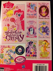 Size: 1936x2592 | Tagged: safe, applejack, fluttershy, pinkie pie, princess celestia, princess luna, rainbow dash, spike, twilight sparkle, g4, hearts and hooves day cards, merchandise, pun