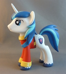 Size: 600x669 | Tagged: safe, artist:krowzivitch, shining armor, g4, craft, customized toy, figure, irl, photo, sculpture, toy