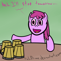 Size: 2048x2048 | Tagged: safe, artist:haloprime, berry punch, berryshine, g4, 30 minute art challenge