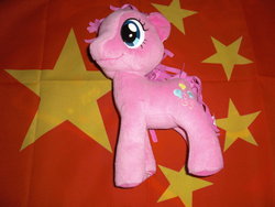 Size: 1024x768 | Tagged: safe, artist:shitalloverhumanity, pinkie pie, g4, chinese, irl, national flag, photo, plushie