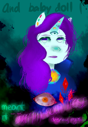 Size: 862x1240 | Tagged: safe, artist:do-it-emily, rarity, pony, g4, solo