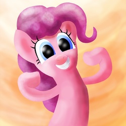 Size: 612x612 | Tagged: safe, artist:pascalswager, pinkie pie, earth pony, pony, g4, female, grin, looking at you, smiling, smiling at you, solo