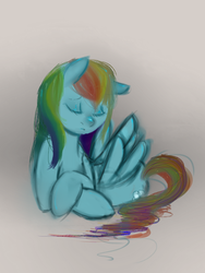 Size: 541x721 | Tagged: safe, artist:do-it-emily, rainbow dash, pegasus, pony, g4, simple background