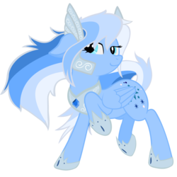 Size: 900x900 | Tagged: safe, artist:zerotwoone, silver glow, pegasus, pony, g3, g4, female, g3 to g4, generation leap, mare, simple background, solo, transparent background
