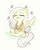 Size: 1071x1332 | Tagged: safe, artist:joelashimself, fluttershy, butterfly, pony, g4, buddhism, female, meditating, monk, solo