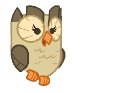 Size: 405x306 | Tagged: safe, artist:pinkiepizzles, owlowiscious, bird, owl, g4, just for sidekicks, animal, animated, male, pointing, simple background, solo, transparent background, vector
