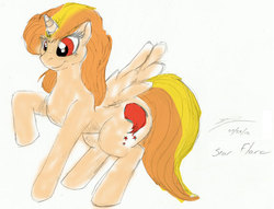 Size: 616x471 | Tagged: safe, artist:kliefox, oc, oc only, alicorn, pony, alicorn oc