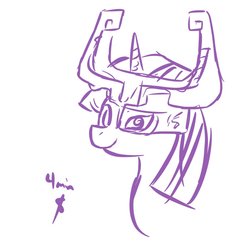 Size: 901x886 | Tagged: safe, artist:sanora, twilight sparkle, g4, crossover, midna, midna sparkle, pun, the legend of zelda, the legend of zelda: twilight princess