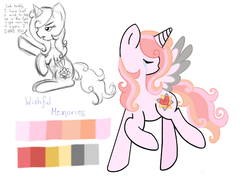 Size: 955x686 | Tagged: safe, artist:rainbow-crayons4328, oc, oc only, alicorn, pony, alicorn oc, reference sheet