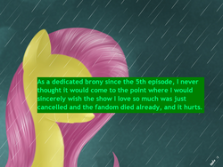 Size: 1600x1200 | Tagged: safe, artist:mcsadat, edit, fluttershy, g4, alicorn drama, pony confession, text