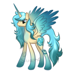 Size: 870x900 | Tagged: safe, artist:sitrophe, oc, oc only, alicorn, pony, alicorn oc