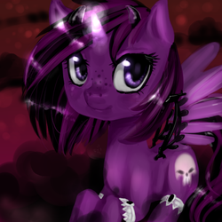 Size: 600x600 | Tagged: safe, artist:marinakirby, oc, oc only, alicorn, pony, alicorn oc