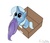 Size: 700x600 | Tagged: safe, artist:fearingfootlong, trixie, pony, g4, box, cute, filly, pony in a box