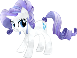 Size: 1593x1200 | Tagged: safe, artist:cubonator, rarity, crystal pony, pony, unicorn, g4, alternate hairstyle, crystal rarity, crystallized, female, mare, simple background, solo, transparent background, vector