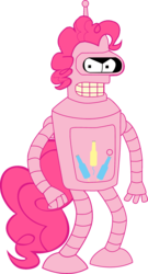 Size: 1219x2265 | Tagged: safe, artist:pinkiepizzles, pinkie pie, g4, bender bending rodríguez, futurama, male