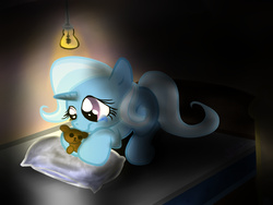 Size: 800x600 | Tagged: safe, artist:raita1995, trixie, g4, crying, filly, sad, the sad and depressive trixie