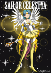 Size: 399x574 | Tagged: dead source, safe, artist:angleyck24, princess celestia, human, g4, humanized, ponified, sailor moon (series), skinny, thin, winged humanization