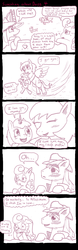 Size: 1024x3300 | Tagged: safe, artist:ficficponyfic, carrot top, derpy hooves, dinky hooves, golden harvest, pegasus, pony, comic:there's something about derpy, g4, comic, derpyburn, equestria's best mother, female, lesbian, mare, ship:carrotburn, ship:derpytop, shipping
