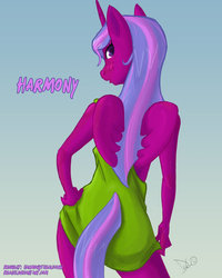 Size: 800x1000 | Tagged: safe, artist:reashi, oc, oc only, alicorn, anthro, alicorn oc, blushing, clothes, dress, solo