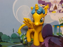 Size: 900x675 | Tagged: safe, artist:balthazar147, oc, oc only, alicorn, pony, alicorn oc, customized toy, doll, irl, photo, tail, toy