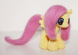 Size: 800x570 | Tagged: safe, artist:theharley, fluttershy, g4, craft, customized toy, irl, photo