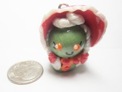 Size: 900x682 | Tagged: safe, artist:milkcannon, granny smith, g4, charm, craft, young, young granny smith, younger