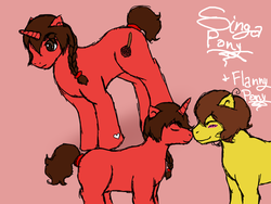 Size: 800x600 | Tagged: safe, artist:republiquedusenegal, oc, earth pony, pony, unicorn, blushing, crossover, gay, hetalia, male, non-mlp oc, ponified, shipping