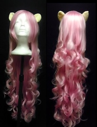 Size: 379x500 | Tagged: safe, artist:mykaios, fluttershy, g4, wig