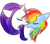 Size: 500x442 | Tagged: safe, artist:flameshe, rainbow dash, rarity, g4, doodle, female, lesbian, nuzzling, ship:raridash, shipping