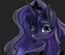 Size: 2600x2200 | Tagged: safe, artist:chocori, princess luna, pony, g4, crying, female, solo