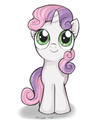 Size: 550x625 | Tagged: safe, artist:milk4ppl, sweetie belle, pony, g4, female, solo