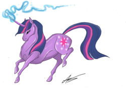 Size: 3192x2216 | Tagged: safe, artist:qwertydragon00, twilight sparkle, pony, g4, female, solo