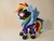 Size: 2048x1536 | Tagged: safe, artist:earthenpony, rainbow dash, g4, clothes, costume, customized toy, irl, photo, sculpture, shadowbolt dash, shadowbolts, shadowbolts costume