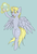 Size: 1042x1524 | Tagged: safe, artist:tomatobox96, derpy hooves, alicorn, pony, g4, 30 minute art challenge, alicornified, bubble, derpicorn, magic, muffin queen, race swap, simple background